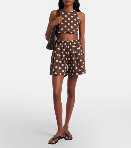 Short Zurich en lin et coton à pois - Asceno - Modalova