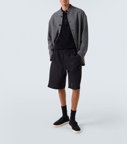 Giorgio Armani Bermuda en toile - Giorgio Armani - Modalova