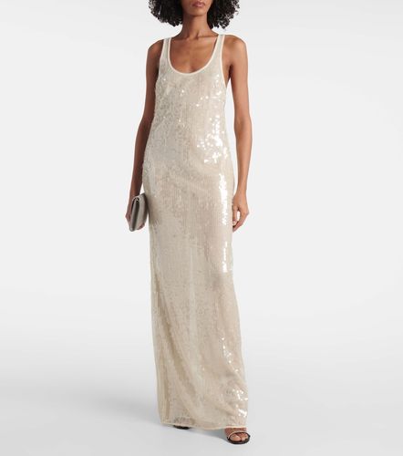 Robe longue transparente à sequins - Stella McCartney - Modalova