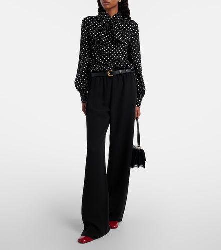 Pantalon ample en Cady Couture - Valentino - Modalova