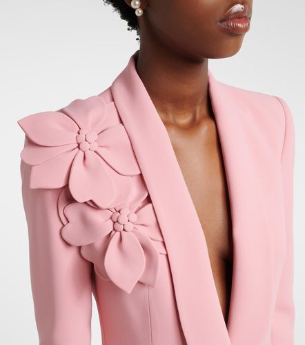 Blazer à appliqués floraux - Elie Saab - Modalova
