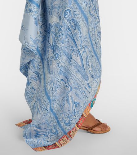 Robe asymétrique en soie à imprimé cachemire - Etro - Modalova
