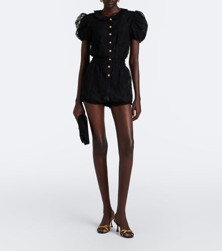 Combi-short en dentelle - Alessandra Rich - Modalova