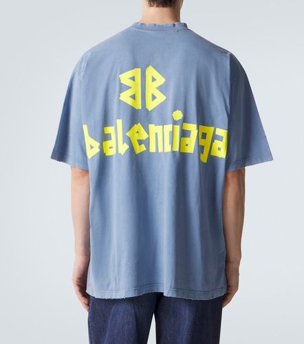 T-shirt Tape Type en jersey de coton - Balenciaga - Modalova