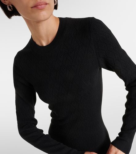 Robe midi en coton et laine - Ami Paris - Modalova