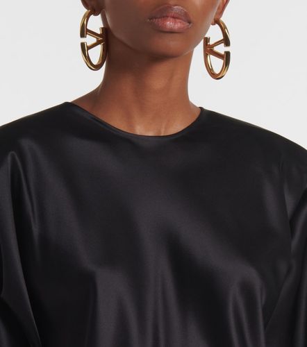 Valentino Robe en satin de soie - Valentino - Modalova