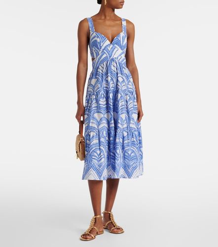 Robe midi Coco imprimée en coton - Poupette St Barth - Modalova