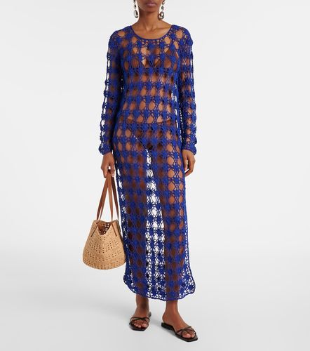 Robe longue en crochet de coton - Anna Kosturova - Modalova