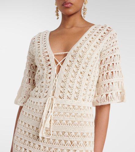 Robe longue en crochet de coton - Anna Kosturova - Modalova