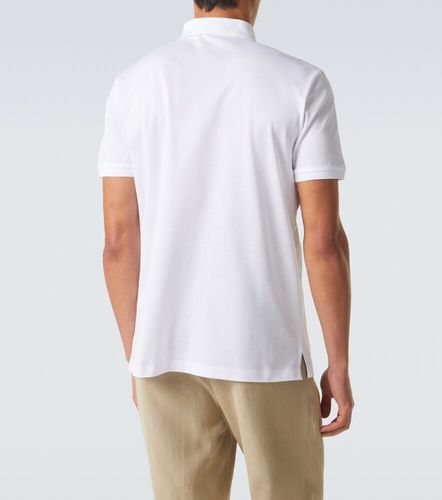Polo en piqué de coton - Ralph Lauren Purple Label - Modalova