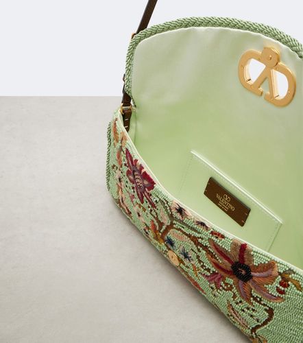 Sac DeVain Small à perles et fleurs - Valentino Garavani - Modalova