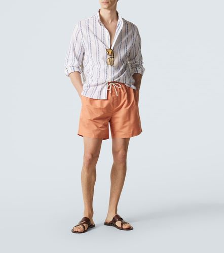 Chemise brodée en coton - Brunello Cucinelli - Modalova