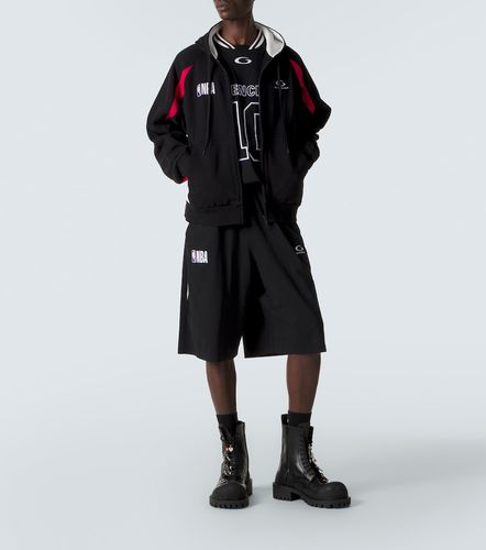 X NBA – Short en coton molletonné à logo - Balenciaga - Modalova