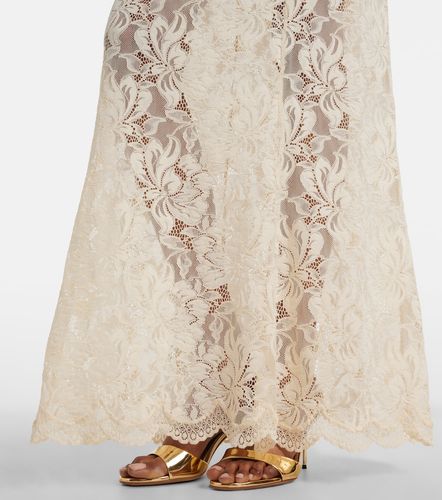 Robe longue de mariée en dentelle - Rabanne - Modalova