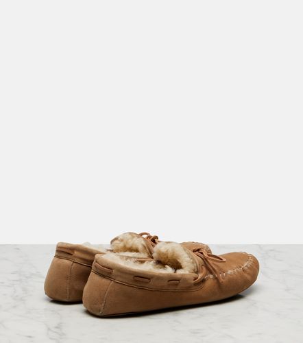 Chaussures bateau Lucca en daim - The Row - Modalova