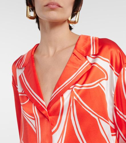 Chemise Ramona en soie à imprimé - SIR - Modalova