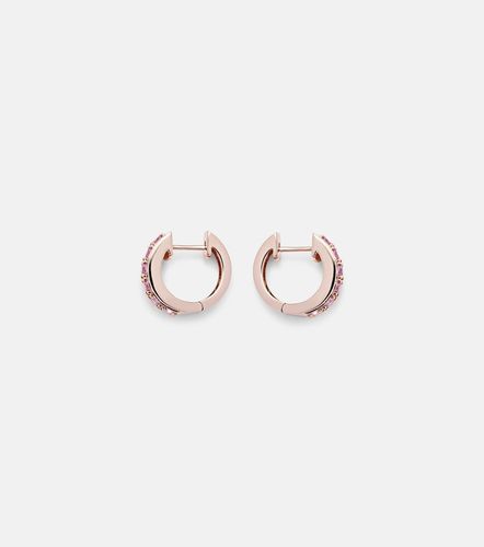 Boucles d'oreilles Lola en or rose 18 ct, diamants et saphirs - Anita Ko - Modalova
