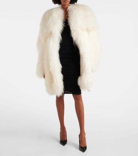 The Attico Manteau en peau lainée - The Attico - Modalova