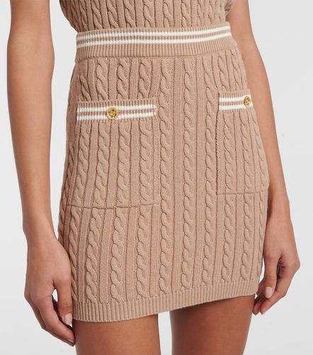 Alessandra Rich Mini-jupe en coton - Alessandra Rich - Modalova