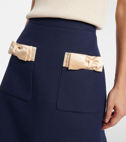 Mini-jupe en Crêpe Couture - Valentino - Modalova