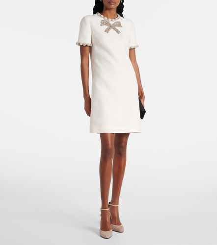 Robe en laine et soie à ornements - Valentino - Modalova