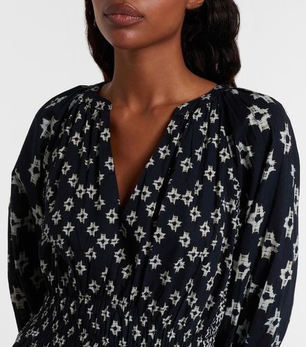 Robe midi Elen brodée en coton - Velvet - Modalova