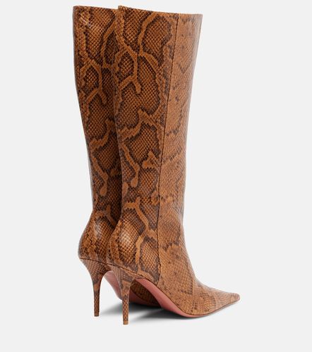 Amina Muaddi Bottes Barbara en cuir - Amina Muaddi - Modalova