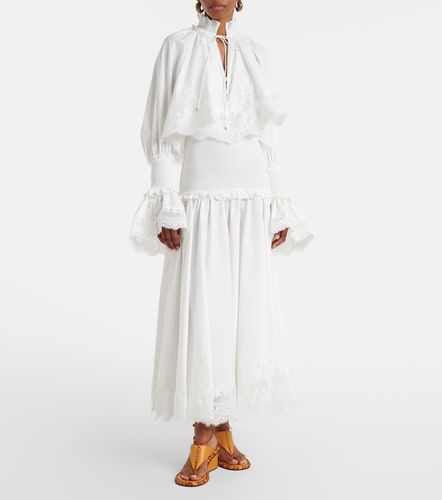 Robe longue Alchemy en coton à dentelle - Zimmermann - Modalova