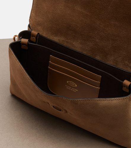 Sac porté épaule T Timeless Small en daim - Tod's - Modalova