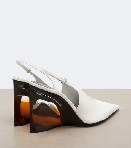 Alaïa Escarpins compensés slingback Invisible en cuir - Alaia - Modalova