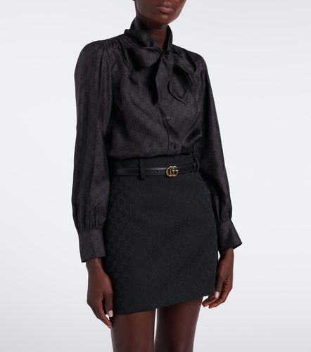 Gucci Blouse en sergé de soie GG - Gucci - Modalova