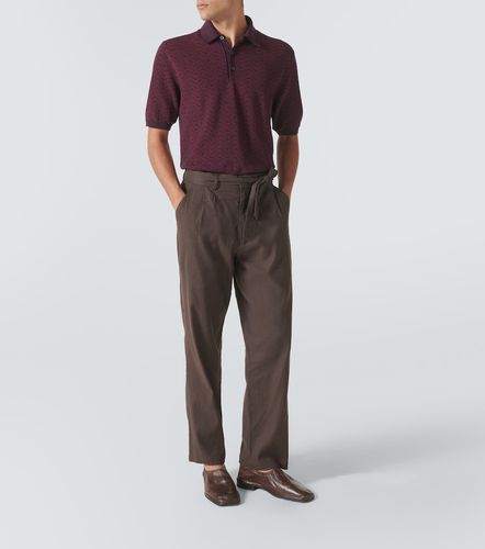 Polo en laine mélangée à motif zigzag - Missoni - Modalova