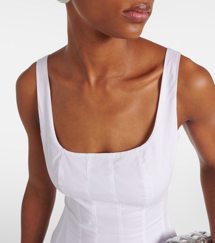 Robe Wells en popeline de coton - Staud - Modalova