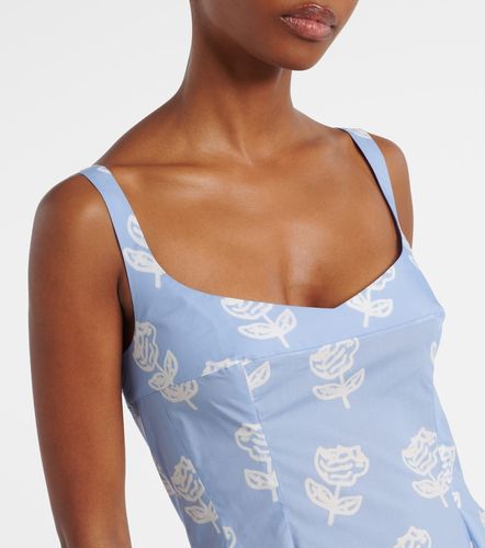 Marni Robe midi en coton à fleurs - Marni - Modalova