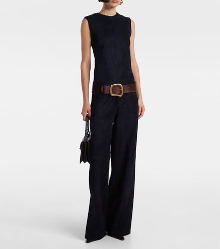 Pantalon ample Mytheo en daim à taille haute - Stouls - Modalova
