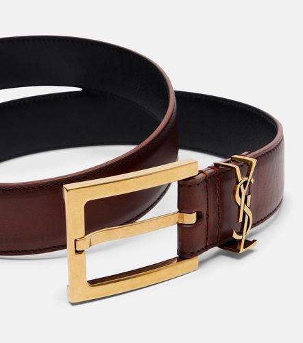 Ceinture Cassandre en cuir - Saint Laurent - Modalova