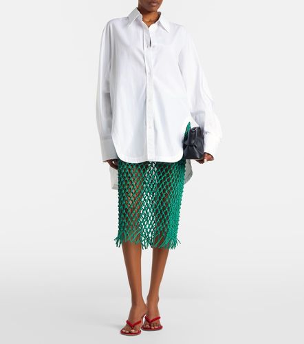 Jupe midi Nelaya en cuir - The Frankie Shop - Modalova