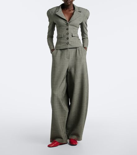 Pantalon tonneau en laine mélangée - Magda Butrym - Modalova