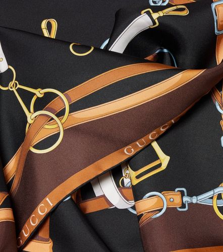 Gucci Foulard en soie à imprimé - Gucci - Modalova