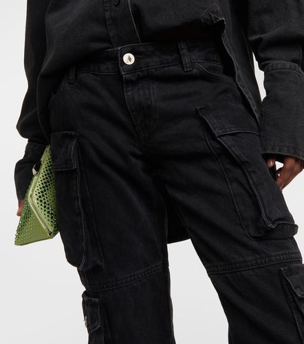 Jean cargo straight taille basse - The Attico - Modalova