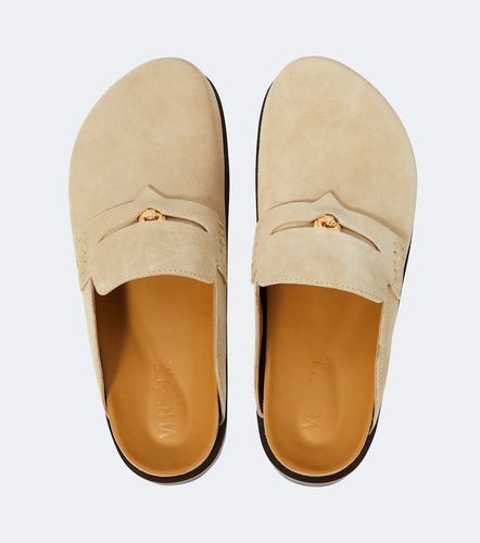 Versace Mules Medusa en daim - Versace - Modalova