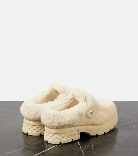 Mules Shea à plateforme en peau lainée - Jimmy Choo - Modalova