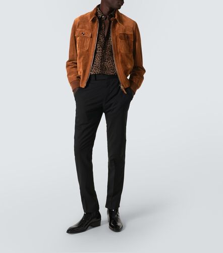 Tom Ford Veste blouson en daim - Tom Ford - Modalova