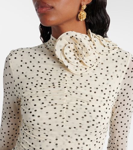 Robe longue à pois et fleurs - Magda Butrym - Modalova