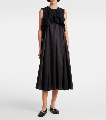 Kei Ninomiya Robe midi en laine - Noir Kei Ninomiya - Modalova