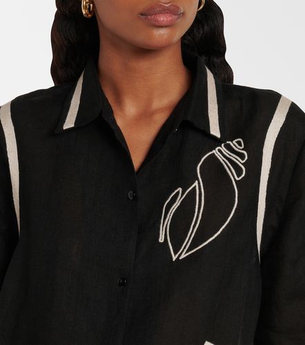Eres Chemise Crab brodée en lin - Eres - Modalova