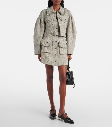 Ganni Robe en tweed - Ganni - Modalova
