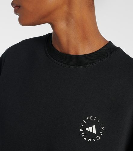 Sweat-shirt en coton mélangé à logo - Adidas by Stella McCartney - Modalova