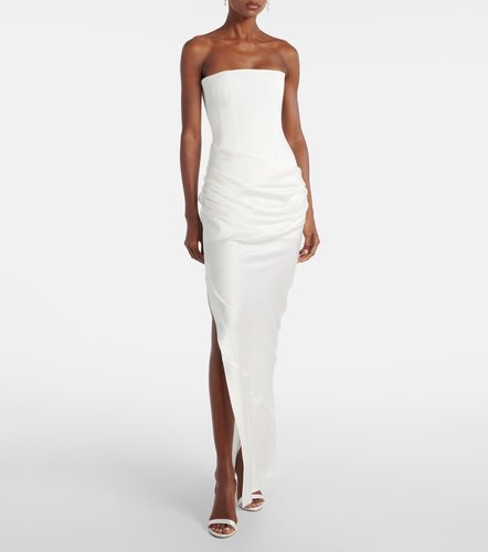 Robe de mariée en crêpe de satin - Alex Perry - Modalova