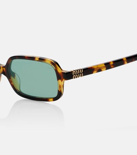 Lunettes de soleil Miu Regard rectangulaires - Miu Miu - Modalova